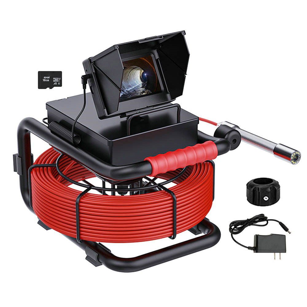 Endoscope Inspection Camera - 30M Sewer Pipe Inspection Camera, 16GB