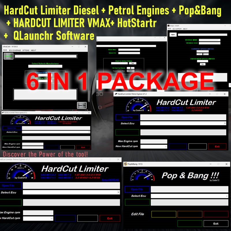 6 IN 1 PACKAGE New HardCut Lim - огляд і ціна Auto Repair Shop Software