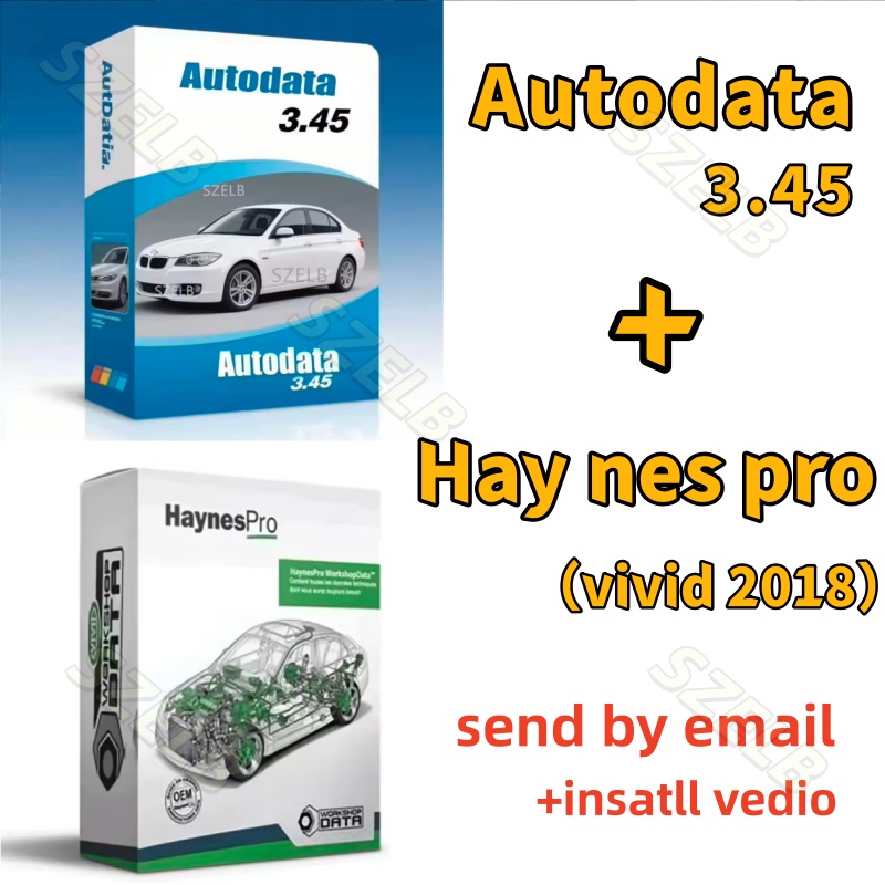 Newest Autodata 3.45+hay nes p - огляд і ціна Auto Repair Shop Software