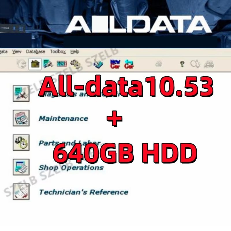 Newest 10.53 alldata updated t - огляд і ціна Auto Repair Shop Software