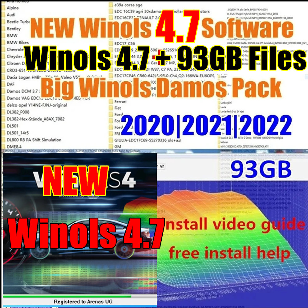2026 Newest Winols 4.7 Softwar - огляд і ціна Auto Repair Shop Software