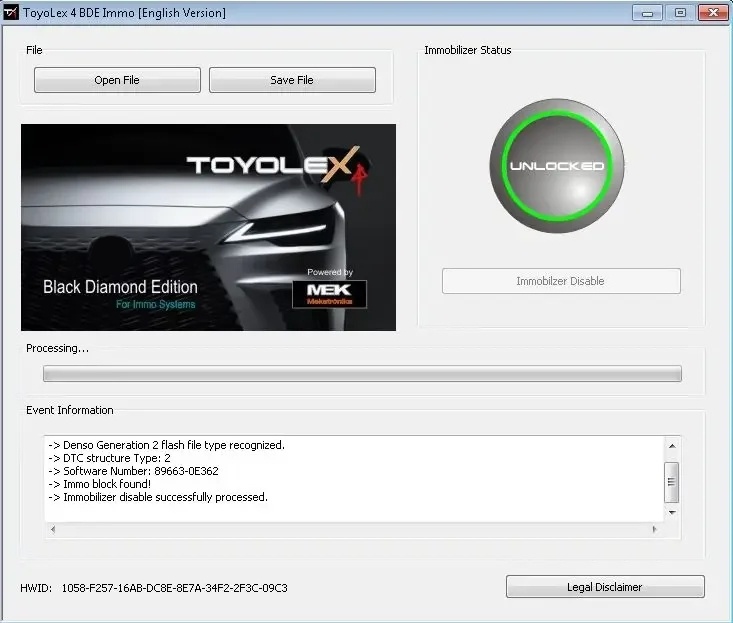 Toyolex 4 IMMO Software With U - огляд і ціна Auto Repair Shop Software
