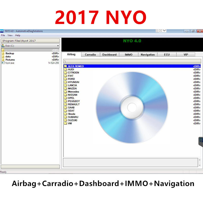 2017 NYO 4 Full Database Airba - огляд і ціна Auto Repair Shop Software