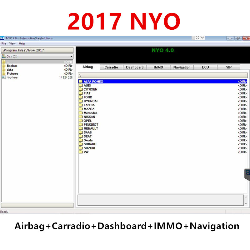 2017 NYO 4 Full Database Airba - огляд і ціна Auto Repair Shop Software