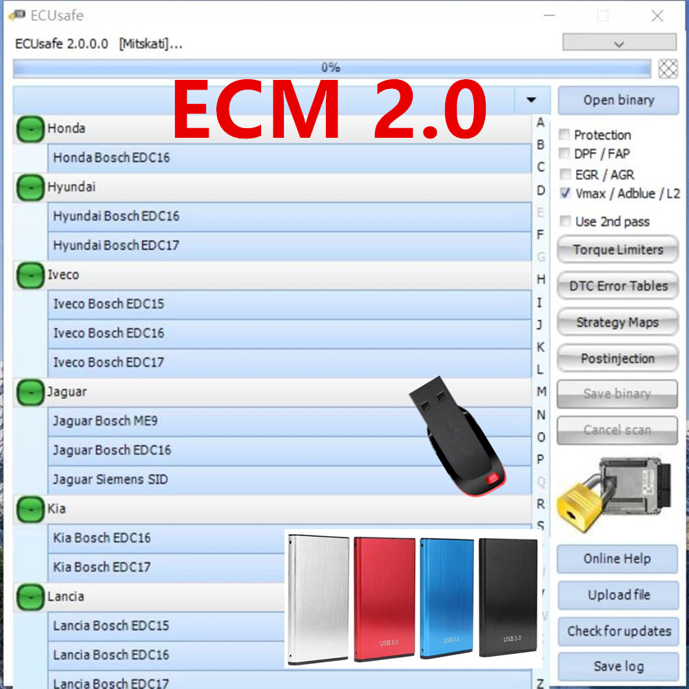 2025 Hot Selling ECUSafe 2.0 E - огляд і ціна Auto Repair Shop Software