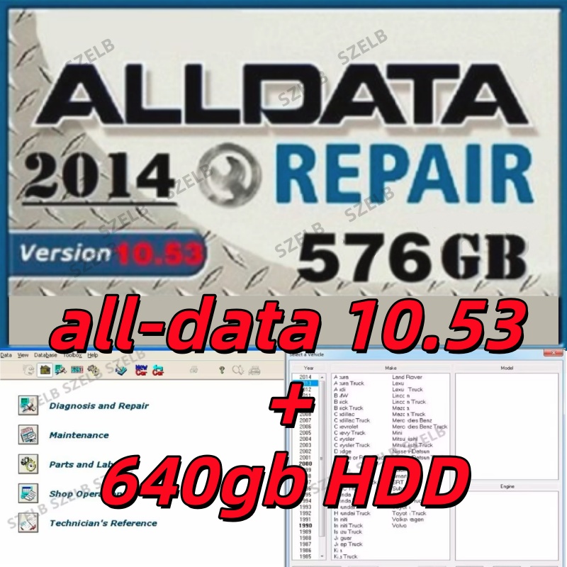 Newest alldata updated to 2014 - огляд і ціна Auto Repair Shop Software