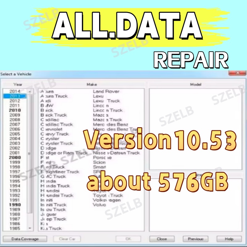 Alldata 10.53 update to 2014 y - огляд і ціна Auto Repair Shop Software